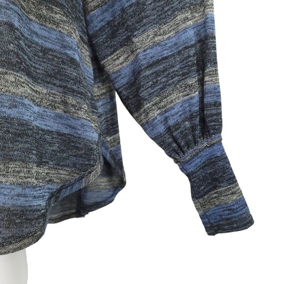 Free People Carolina Hacci Striped Sweater Size M NO SIZE TAG Balloon Sleeve - Picture 5 of 12